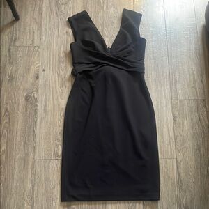 Vera Wang Black Sleeveless Dress